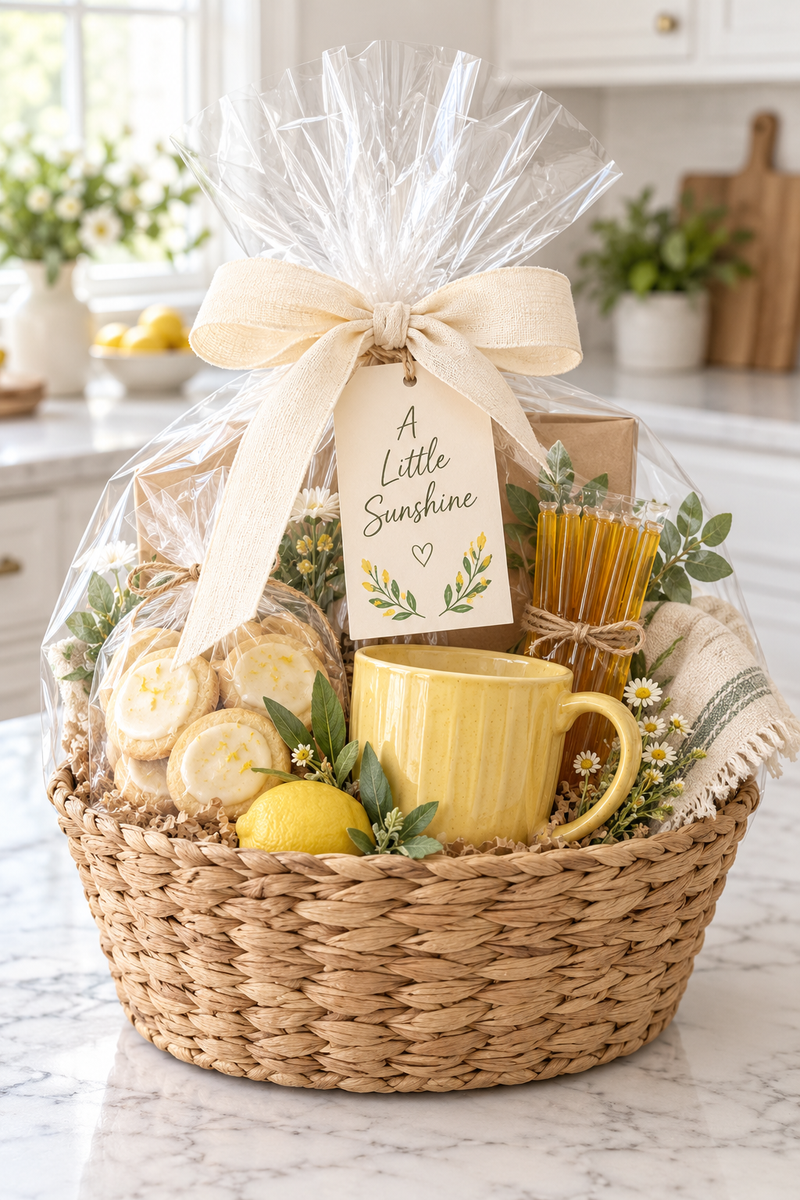 Gift baskets handmade by Gail's Sunshine Baskets