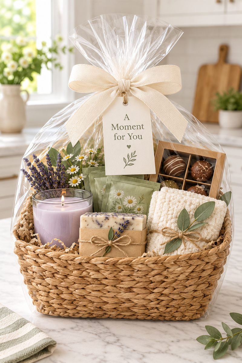 A Moment for You — gift basket by Gail's Sunshine Baskets