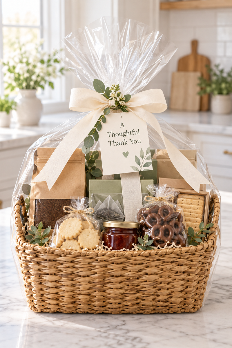 A Thoughtful Thank You — gift basket by Gail's Sunshine Baskets